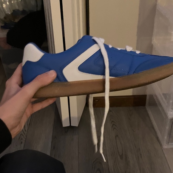 No Boundaries Blue and White Men's Sneakers - Picture 3 of 4